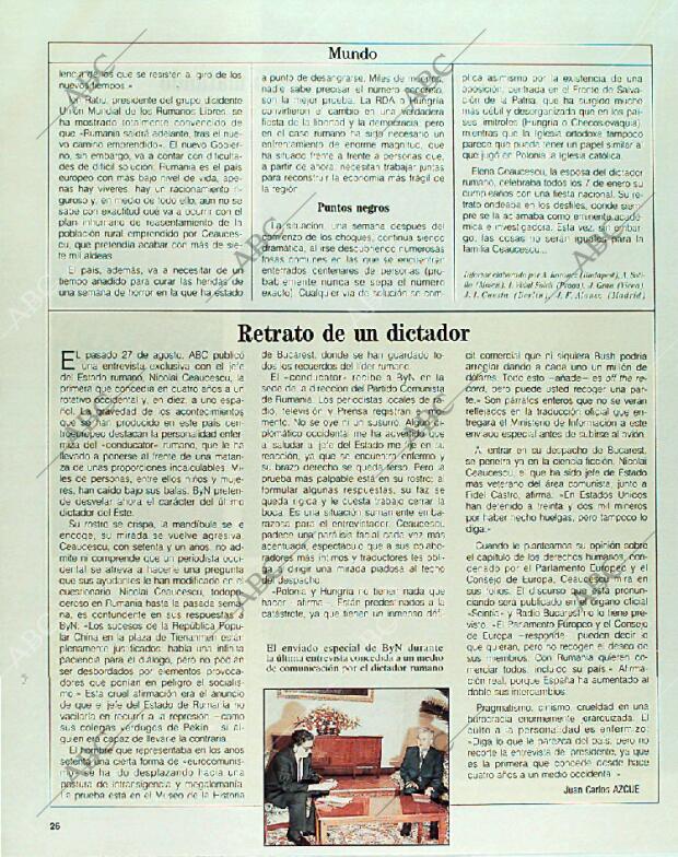 BLANCO Y NEGRO MADRID 31-12-1989 página 26