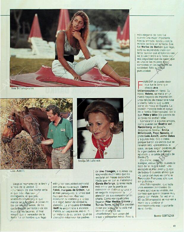 BLANCO Y NEGRO MADRID 31-12-1989 página 41