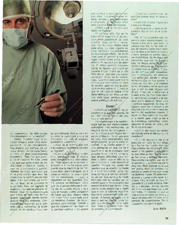 BLANCO Y NEGRO MADRID 31-12-1989 página 93