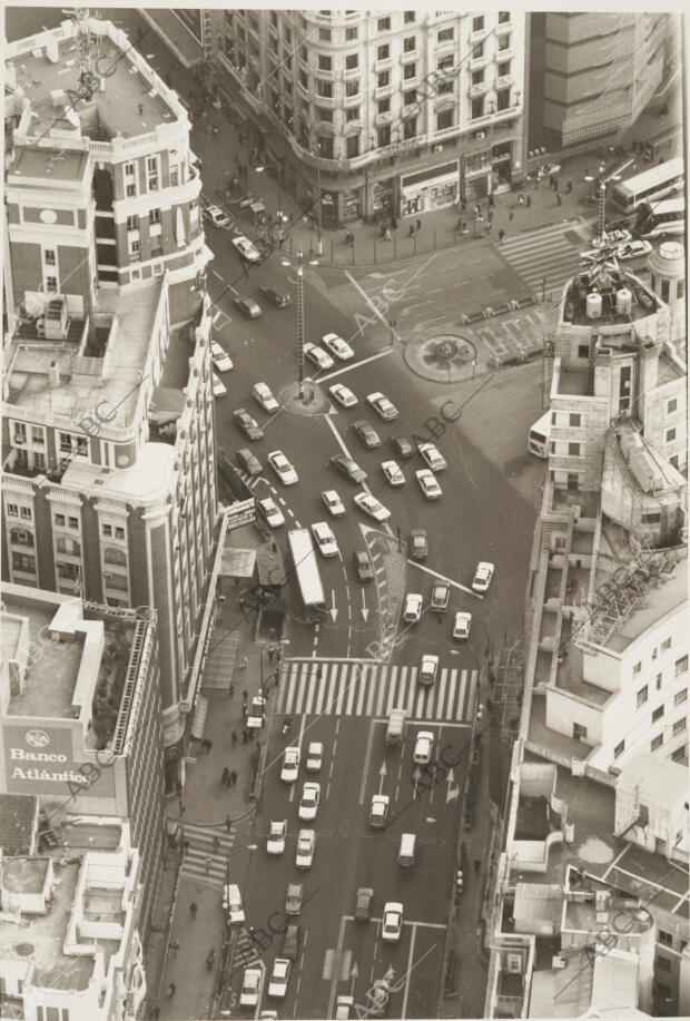 Vista aérea del a plaza del Callao