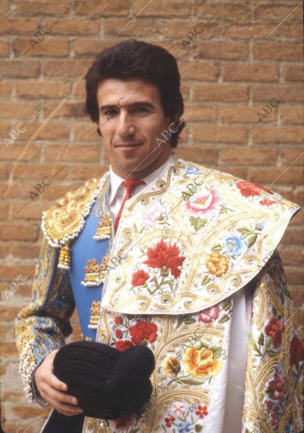 Juan Gomez, Juanito, futbolista del Real Madrid vestido de torero Archivo ABC