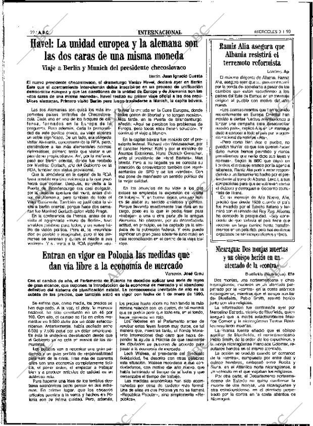 ABC SEVILLA 03-01-1990 página 22