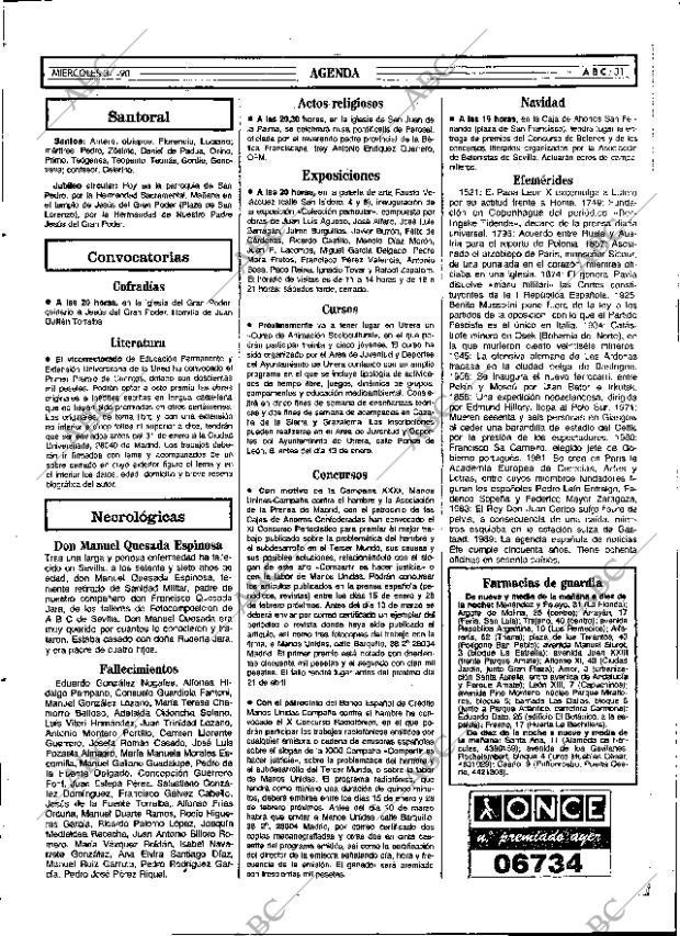 ABC SEVILLA 03-01-1990 página 31