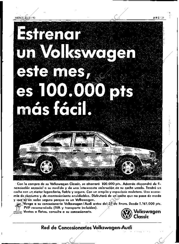 ABC SEVILLA 03-01-1990 página 39