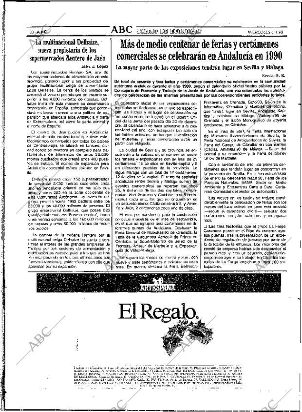 ABC SEVILLA 03-01-1990 página 50
