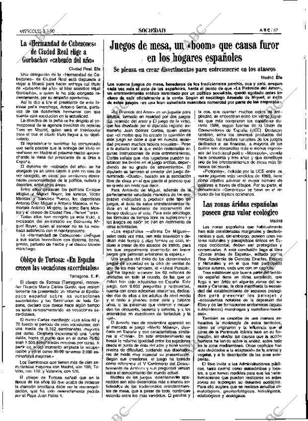 ABC SEVILLA 03-01-1990 página 67