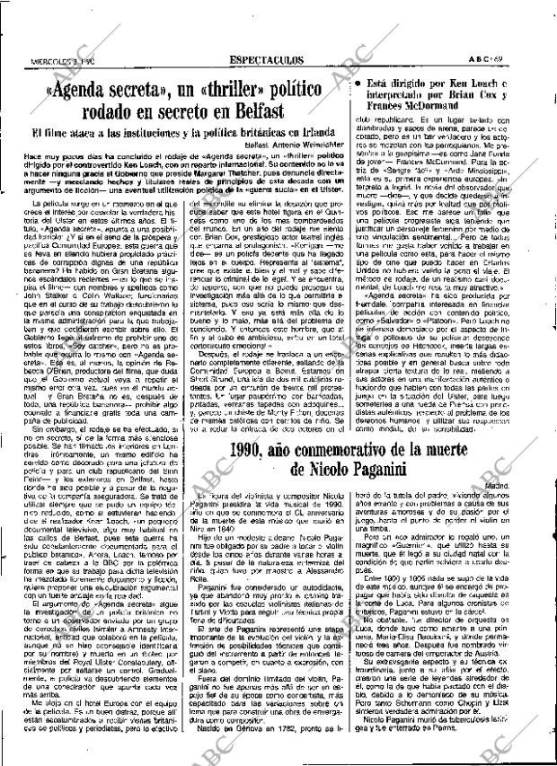 ABC SEVILLA 03-01-1990 página 69