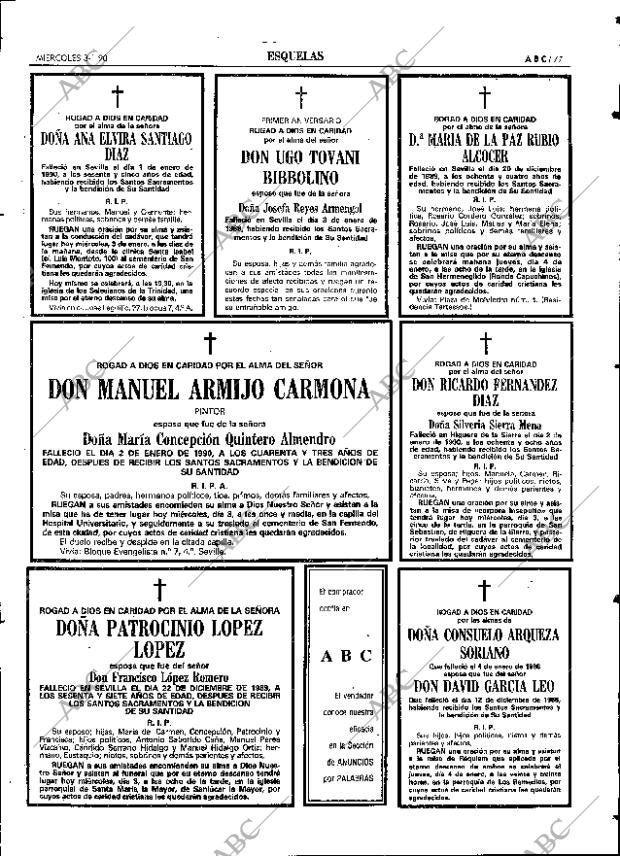 ABC SEVILLA 03-01-1990 página 77