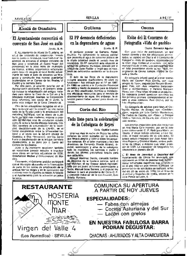 ABC SEVILLA 04-01-1990 página 37