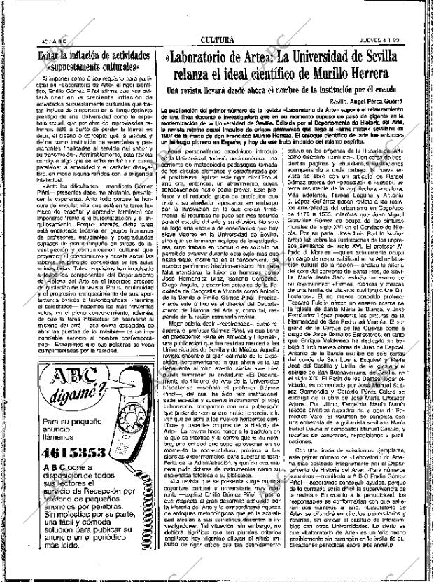 ABC SEVILLA 04-01-1990 página 52