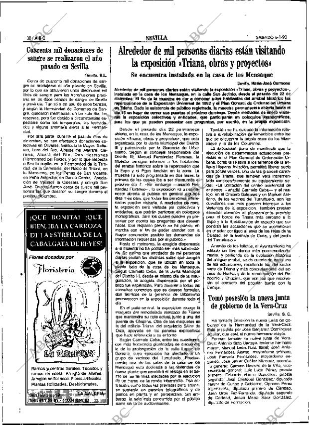 ABC SEVILLA 06-01-1990 página 38