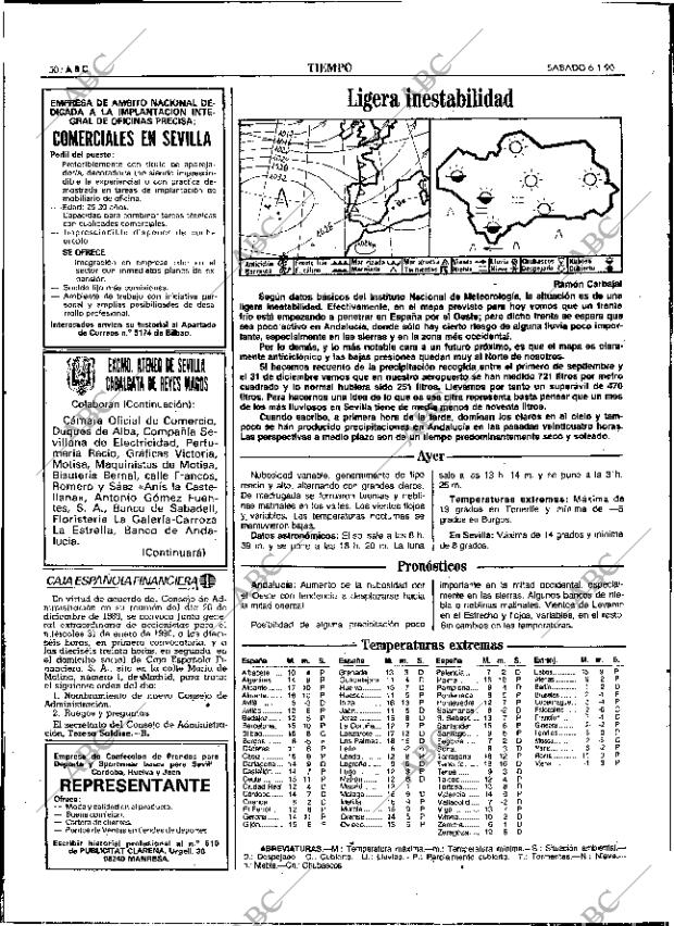 ABC SEVILLA 06-01-1990 página 50