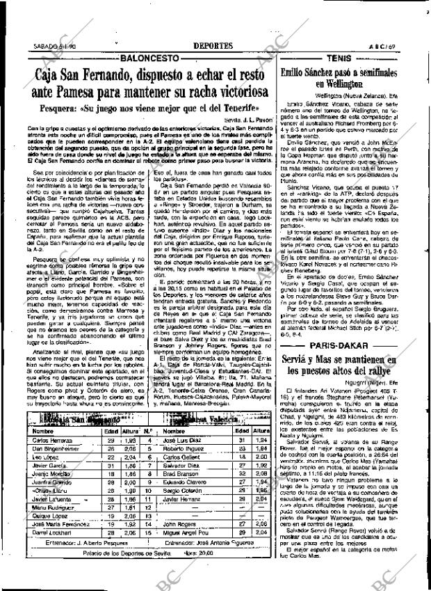 ABC SEVILLA 06-01-1990 página 77