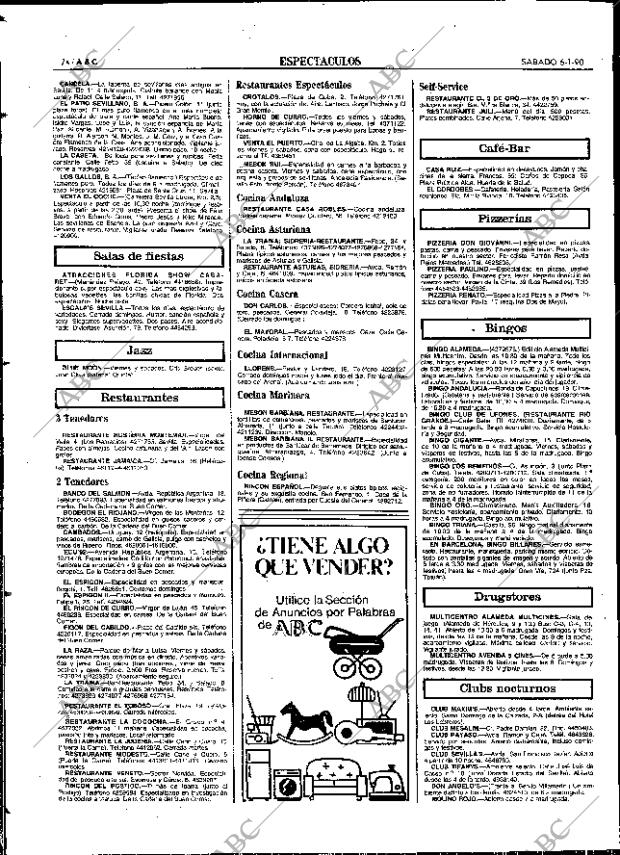 ABC SEVILLA 06-01-1990 página 82
