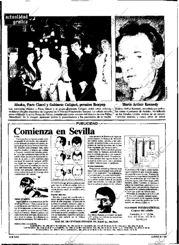 ABC SEVILLA 08-01-1990 página 84