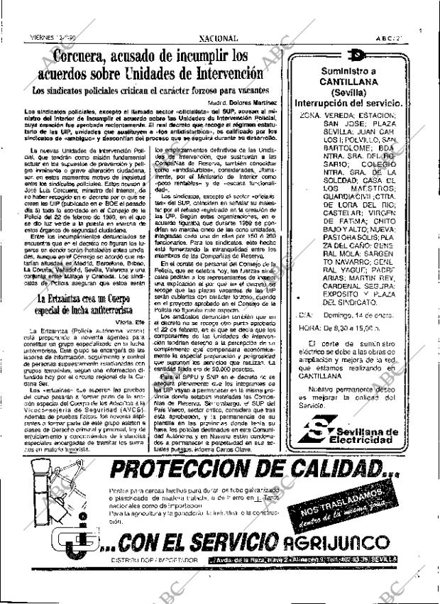 ABC SEVILLA 12-01-1990 página 21