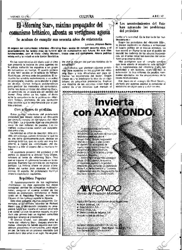 ABC SEVILLA 12-01-1990 página 49