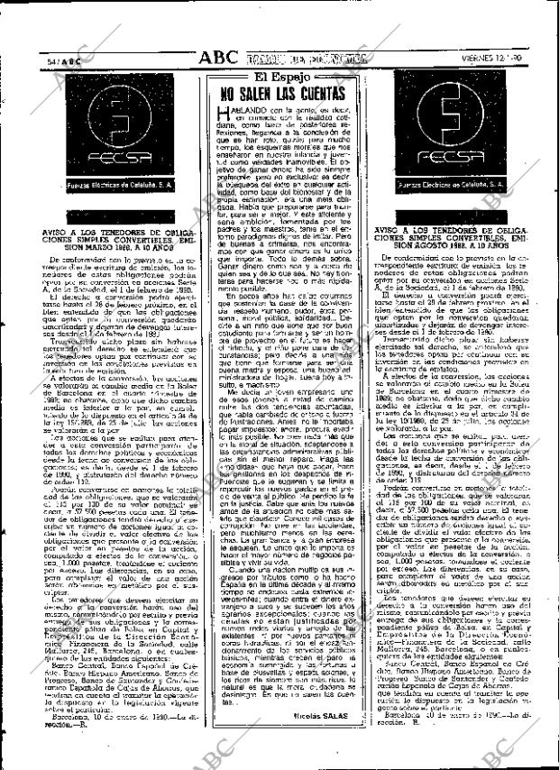 ABC SEVILLA 12-01-1990 página 54