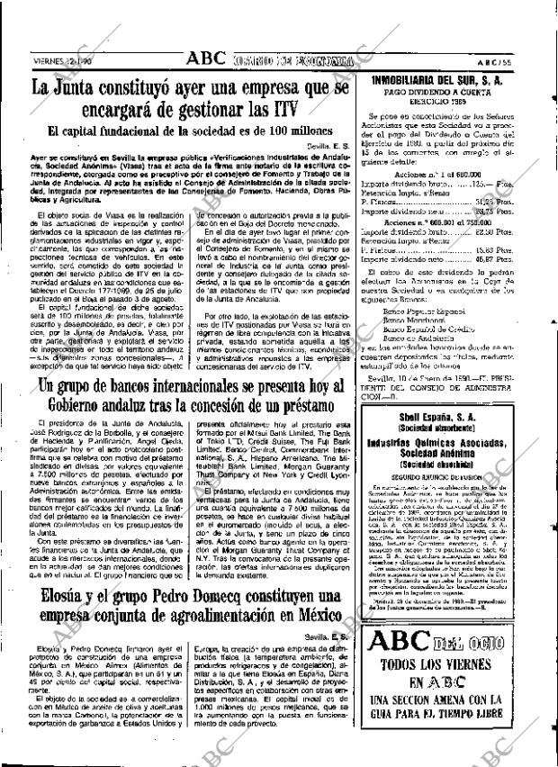 ABC SEVILLA 12-01-1990 página 55