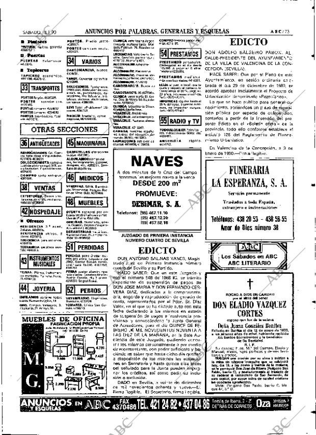 ABC SEVILLA 13-01-1990 página 81