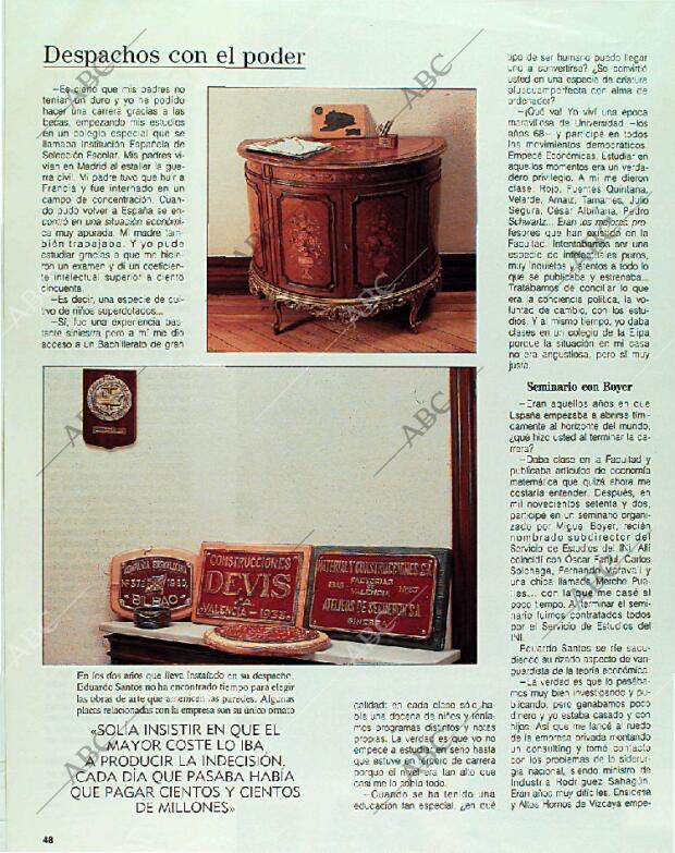 BLANCO Y NEGRO MADRID 14-01-1990 página 48