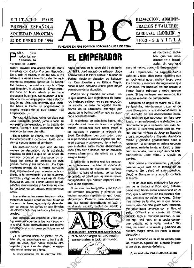 ABC SEVILLA 23-01-1990 página 3