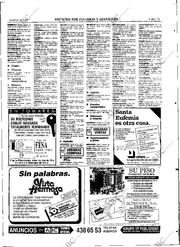 ABC SEVILLA 23-01-1990 página 73