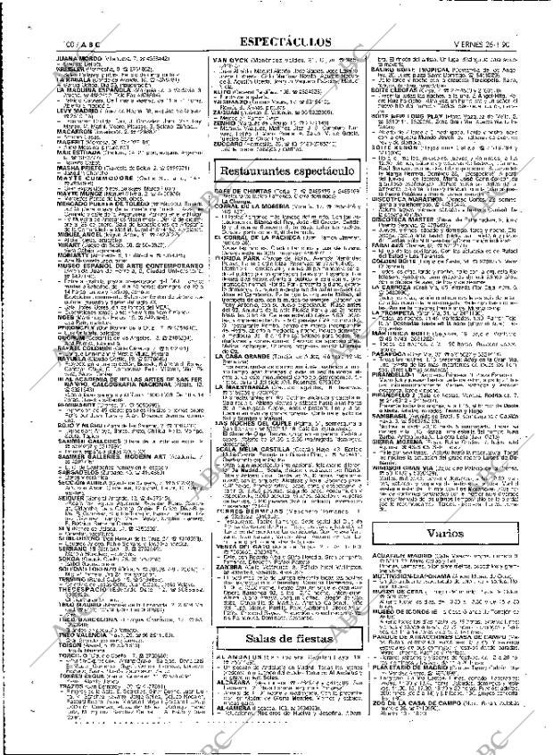 ABC MADRID 26-01-1990 página 100