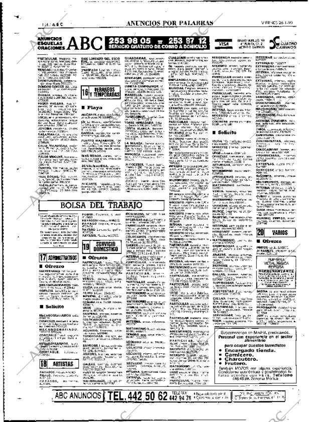 ABC MADRID 26-01-1990 página 114