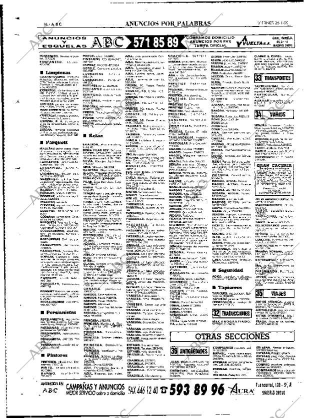 ABC MADRID 26-01-1990 página 116