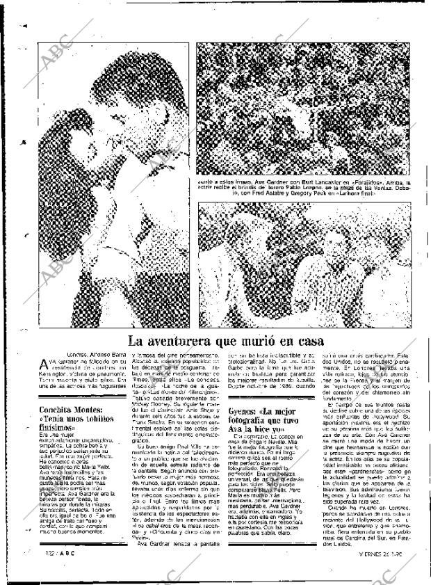 ABC MADRID 26-01-1990 página 122