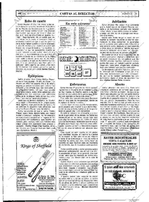 ABC MADRID 26-01-1990 página 18