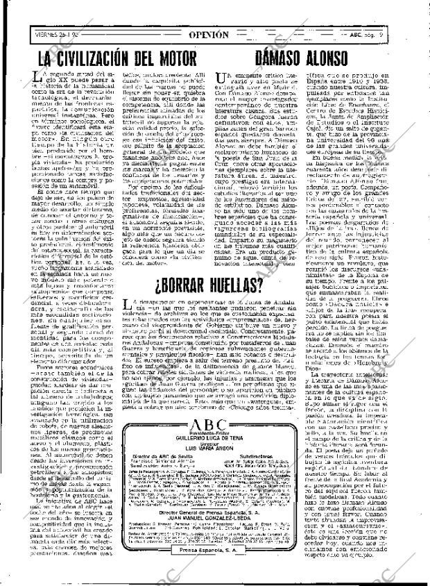 ABC MADRID 26-01-1990 página 19