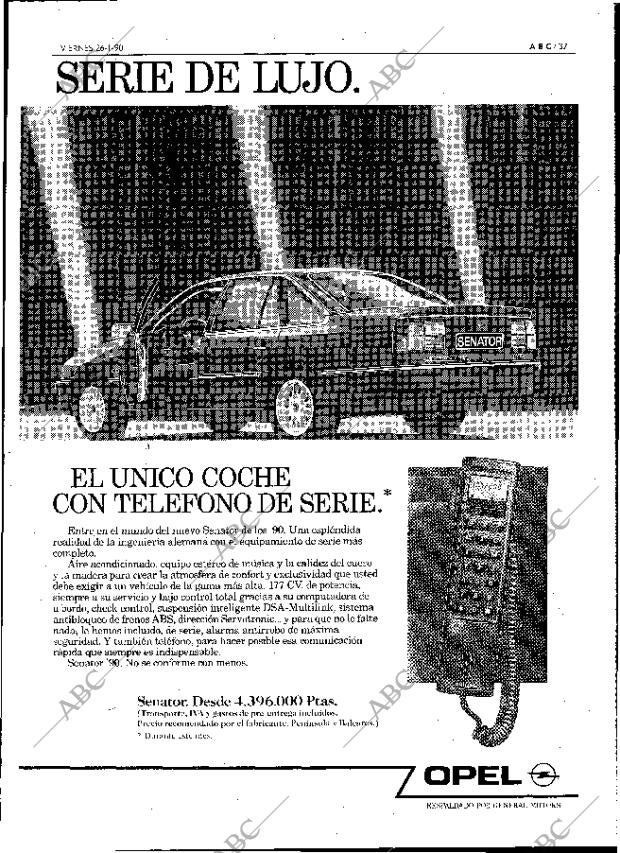 ABC MADRID 26-01-1990 página 37