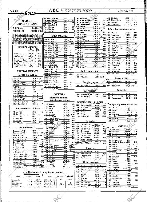 ABC MADRID 26-01-1990 página 42