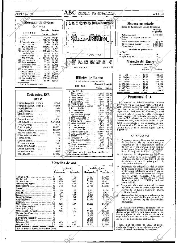ABC MADRID 26-01-1990 página 45