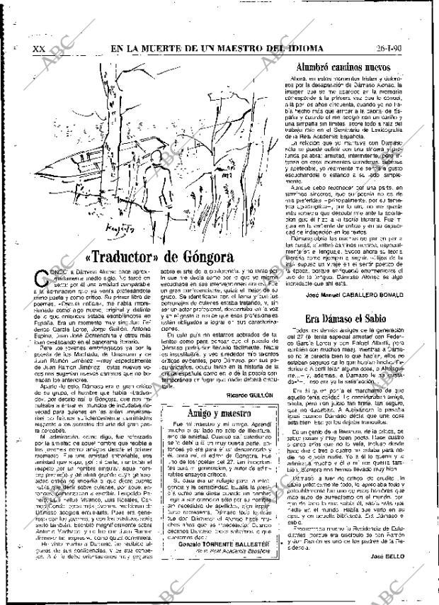 ABC MADRID 26-01-1990 página 70