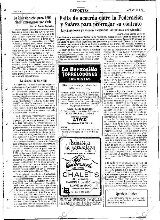 ABC MADRID 26-01-1990 página 88