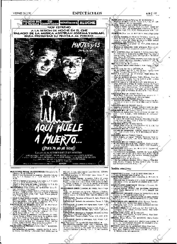 ABC MADRID 26-01-1990 página 97