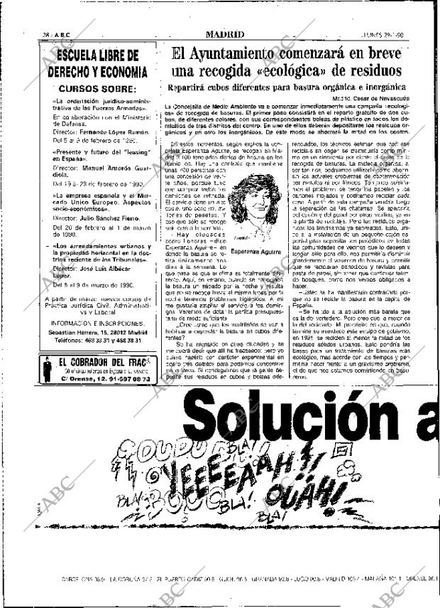 ABC MADRID 29-01-1990 página 38