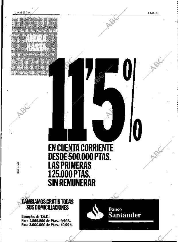 ABC MADRID 29-01-1990 página 63