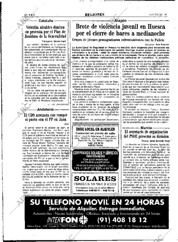 ABC MADRID 30-01-1990 página 30