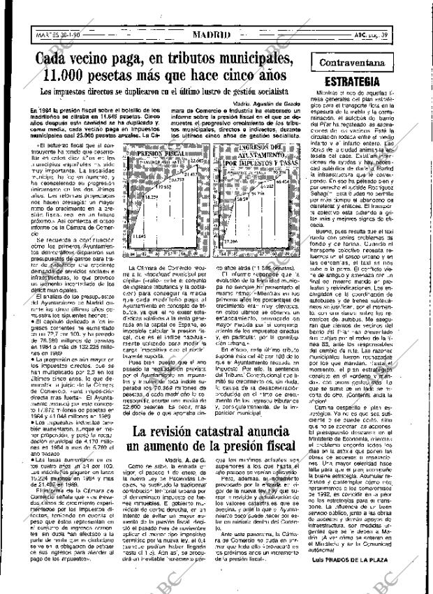 ABC MADRID 30-01-1990 página 39