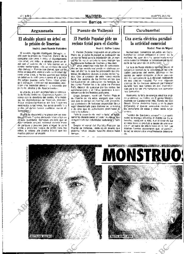 ABC MADRID 30-01-1990 página 42