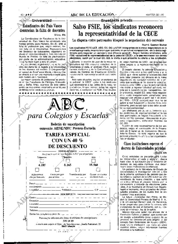 ABC MADRID 30-01-1990 página 60