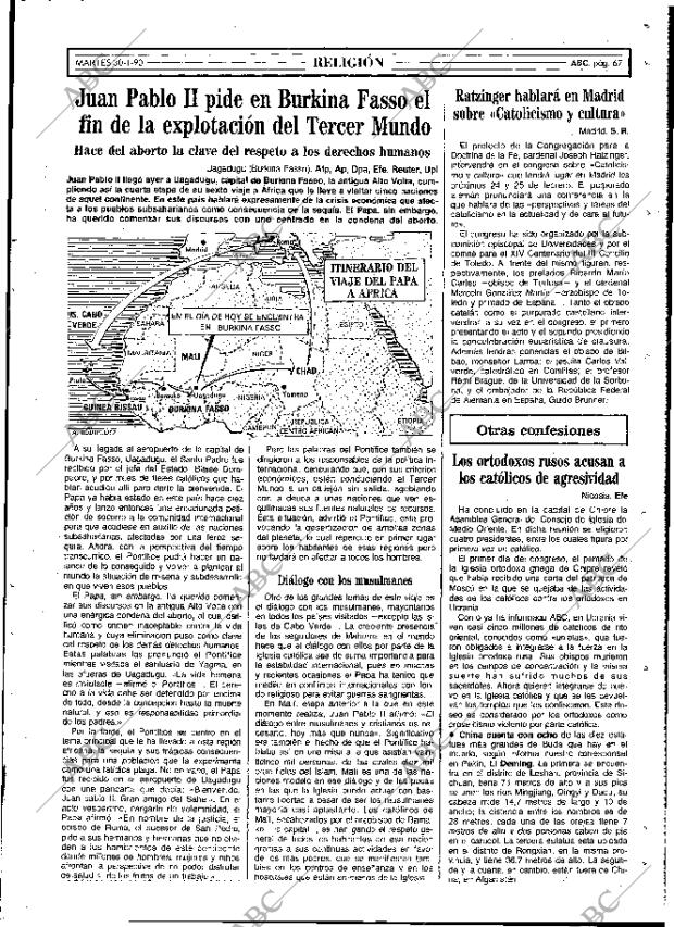 ABC MADRID 30-01-1990 página 67