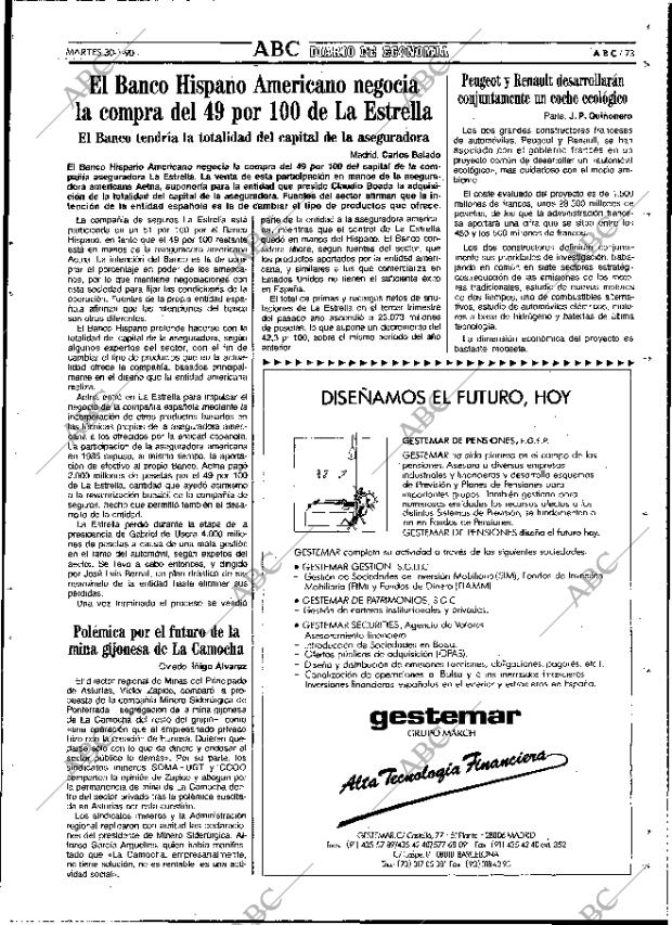 ABC MADRID 30-01-1990 página 73