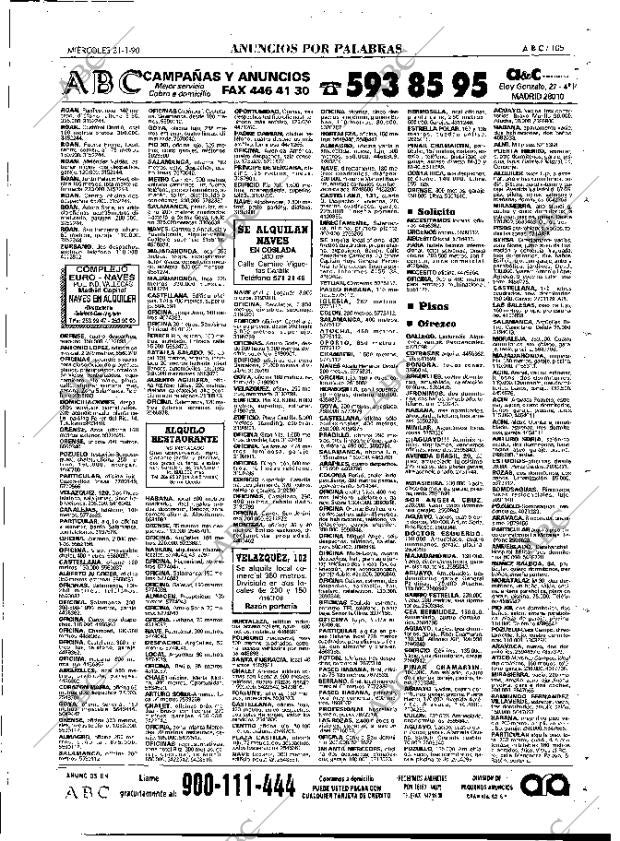 ABC MADRID 31-01-1990 página 105