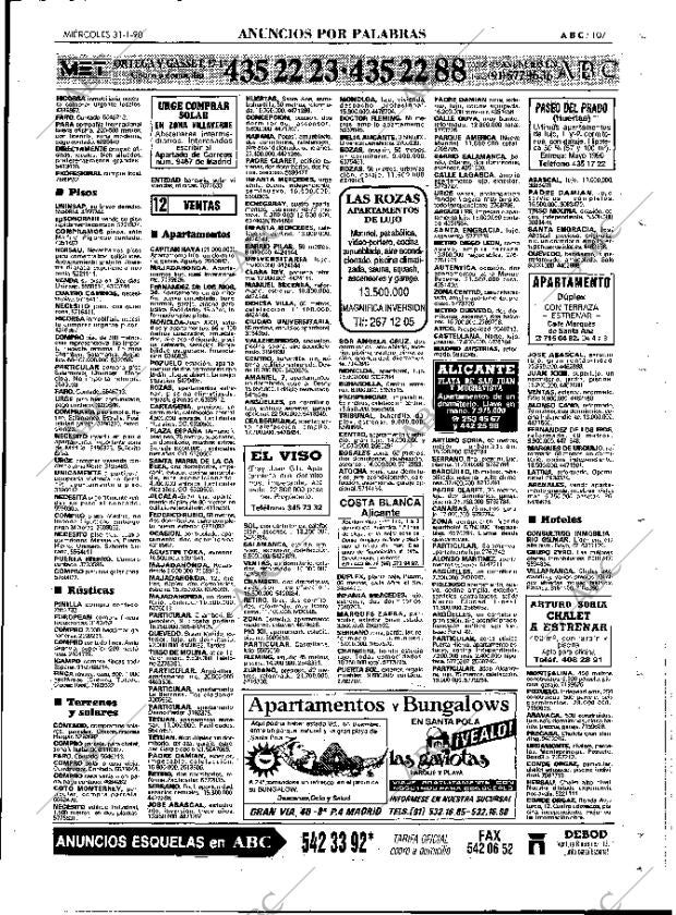 ABC MADRID 31-01-1990 página 107