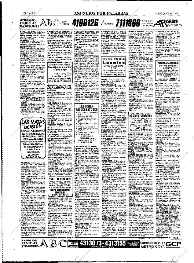 ABC MADRID 31-01-1990 página 108